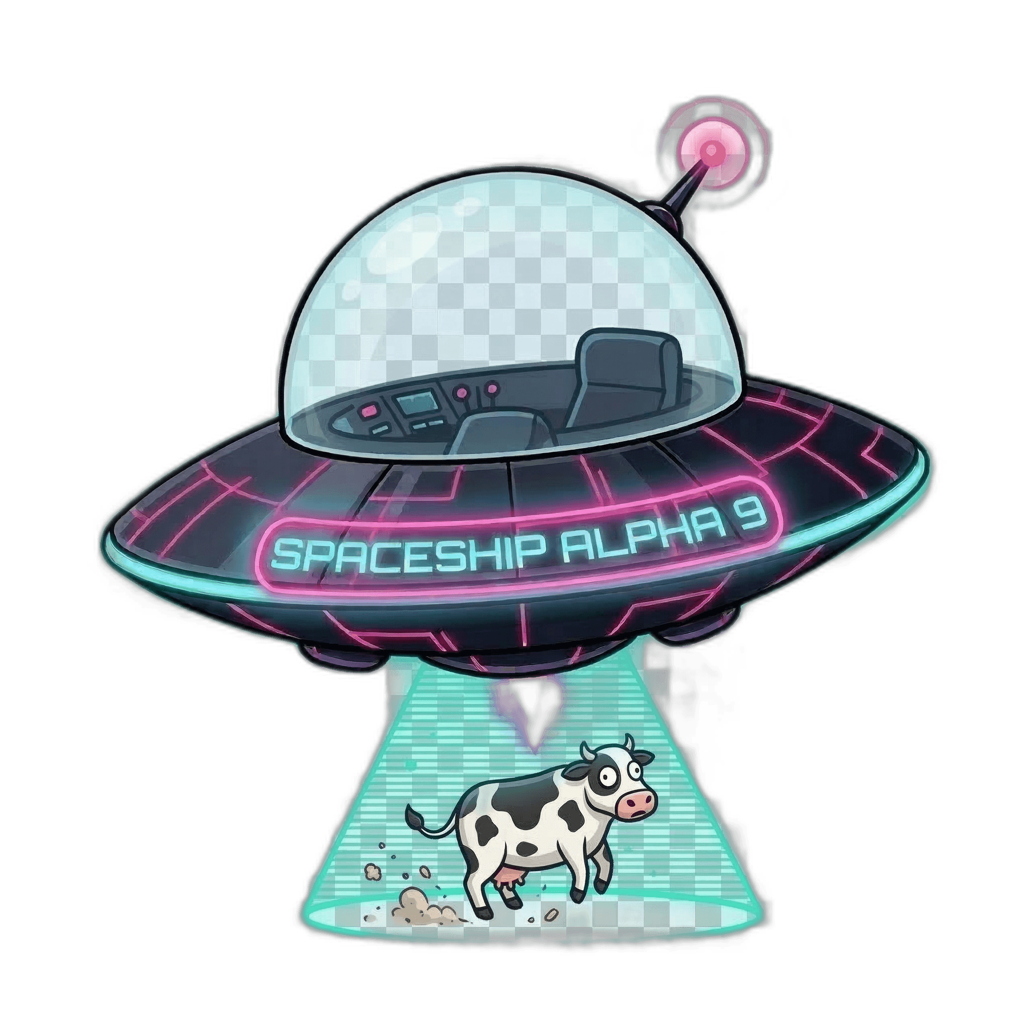 Spaceship Alpha 9 — AI-native indie software studio spaceship