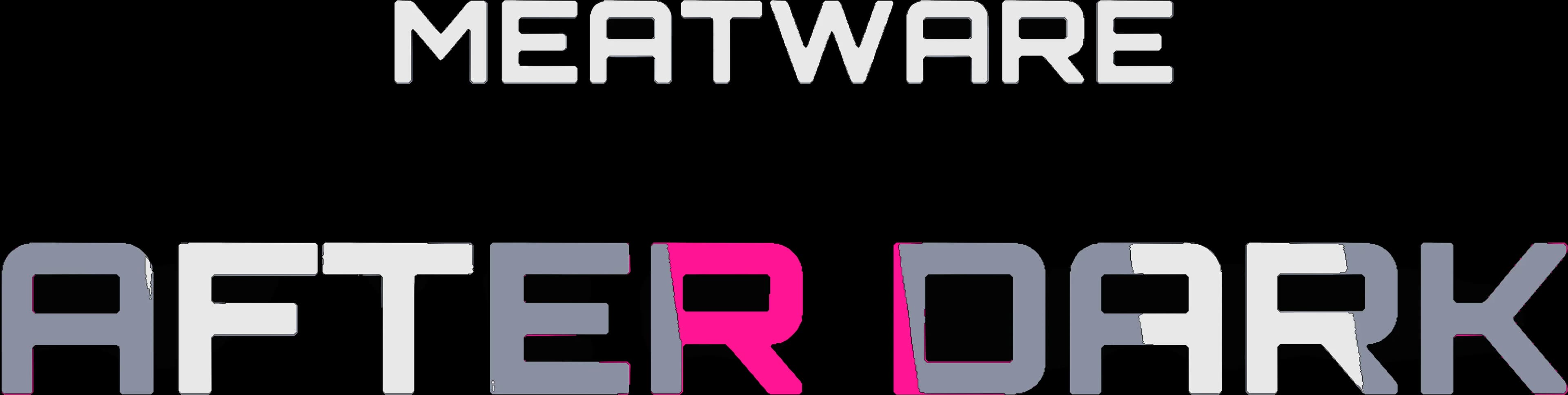 Meatware After Dark — Desk Mat — Full colour