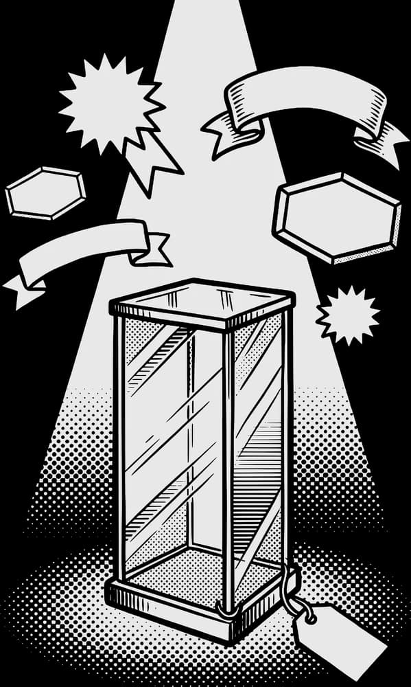 The Empty Pedestal — Mug — Bone