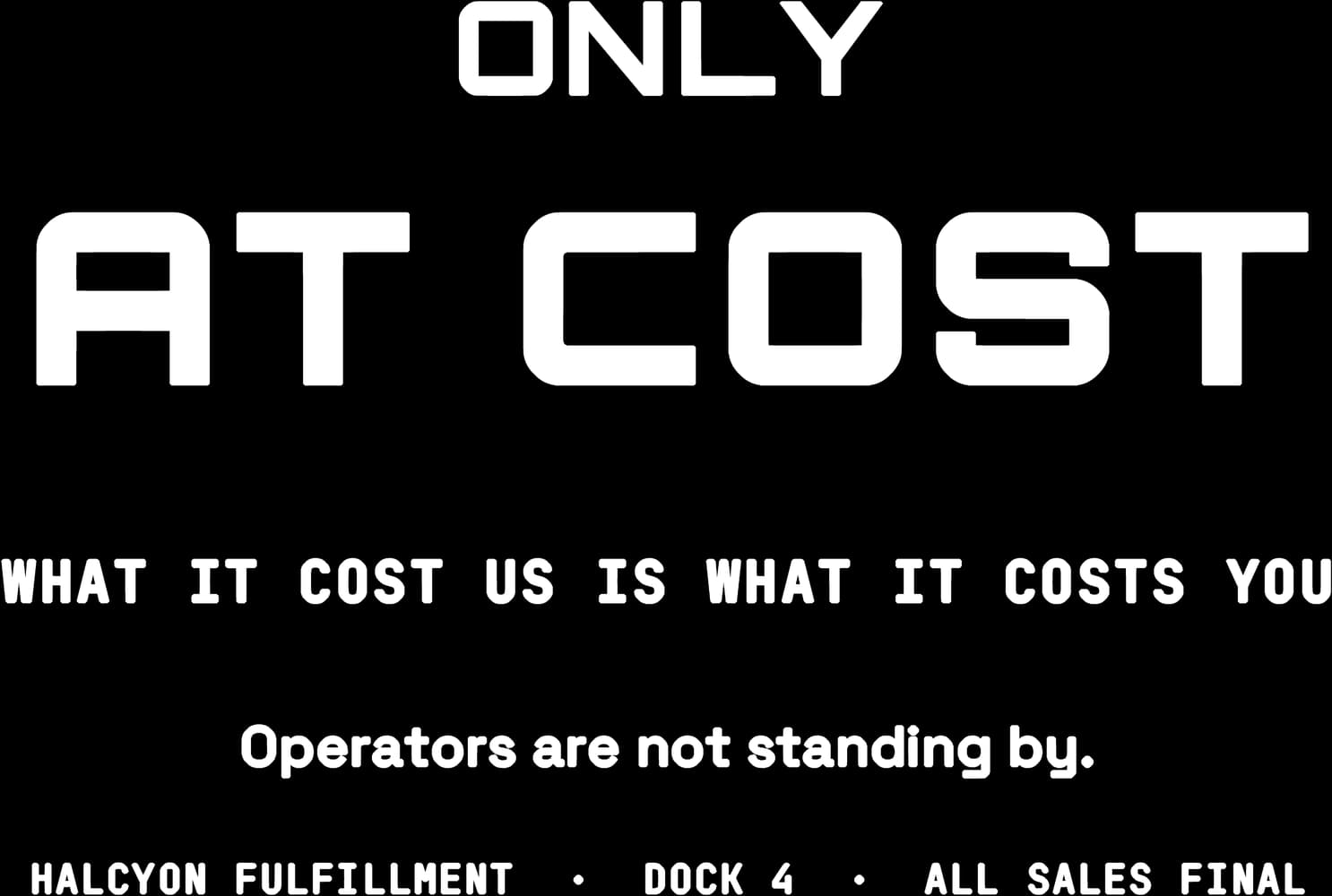 Only — Sticker — Bone