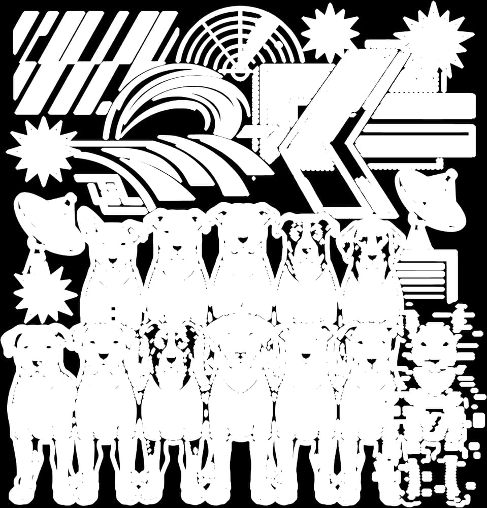 Thirteen Dogs — Sticker — Bone