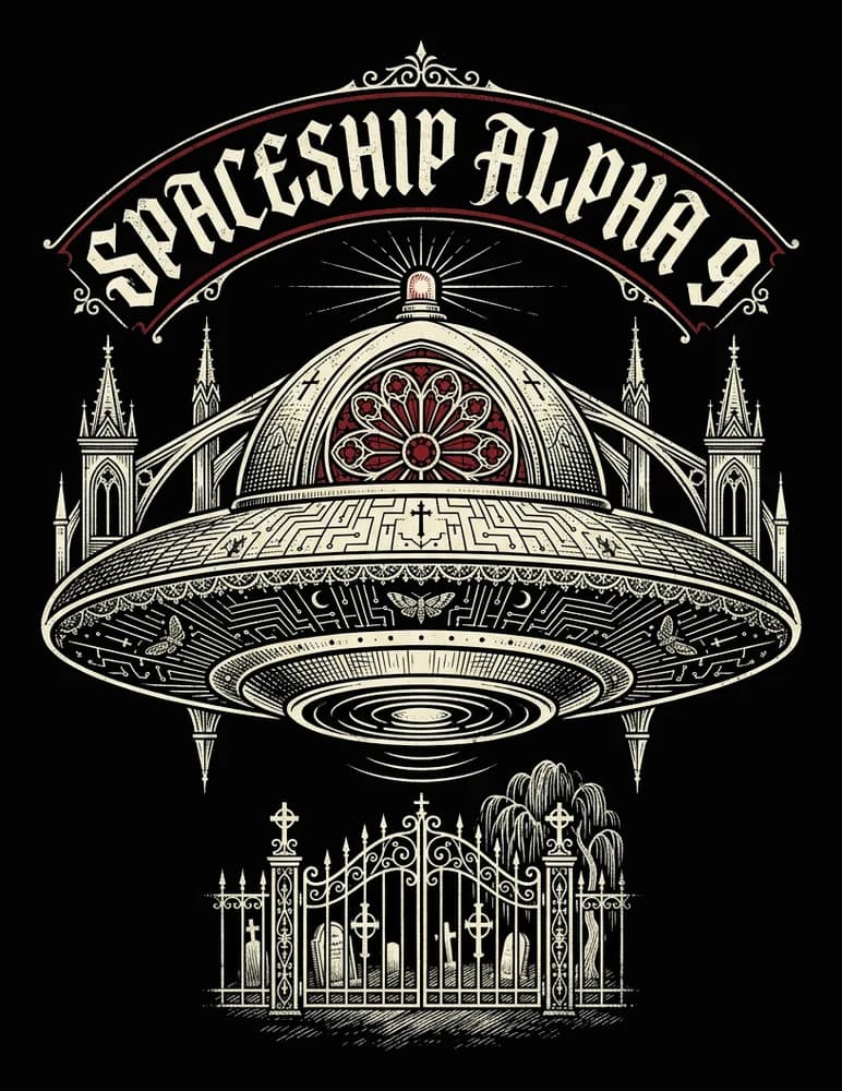 Cathedral Ship — Tee — Full colour