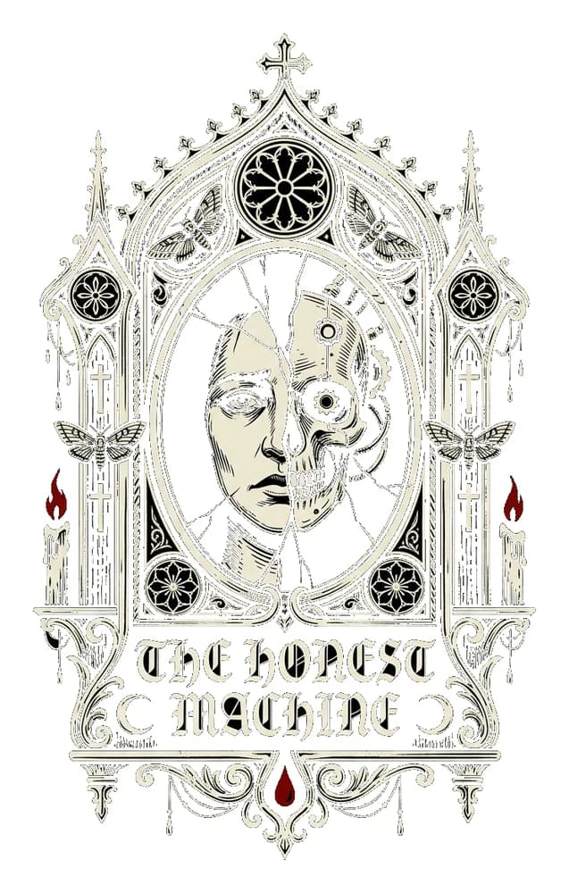Reliquary Mirror — Sticker — Bone