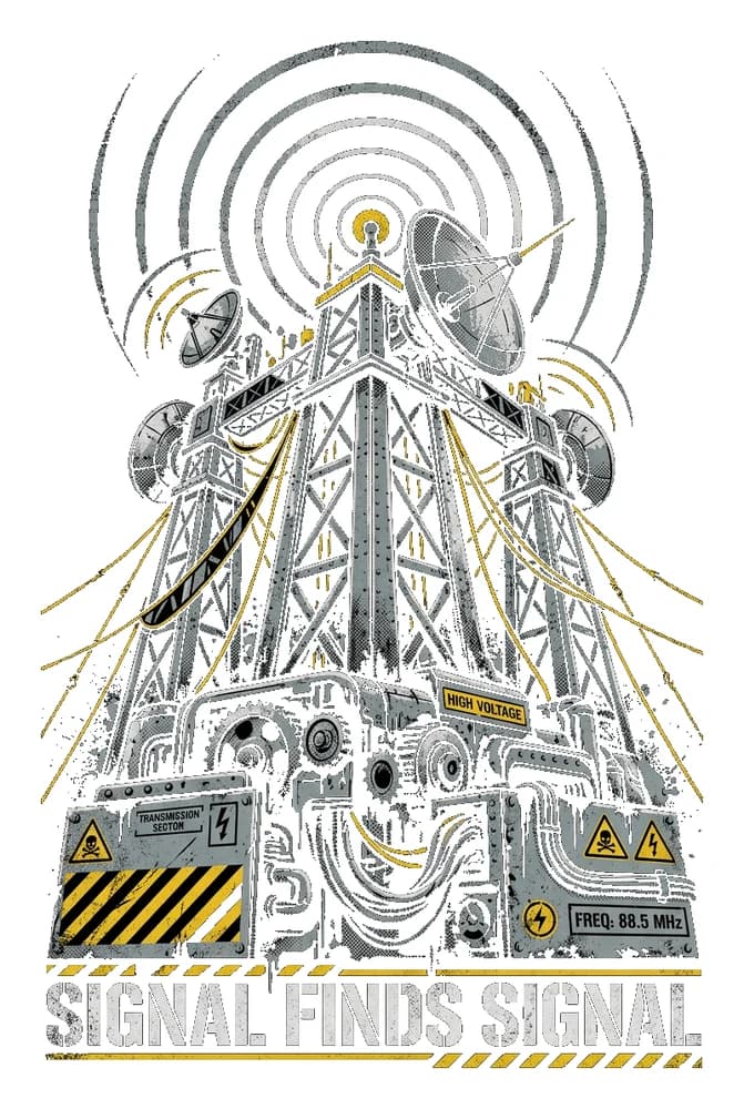 Signal Array — Sticker — Bone