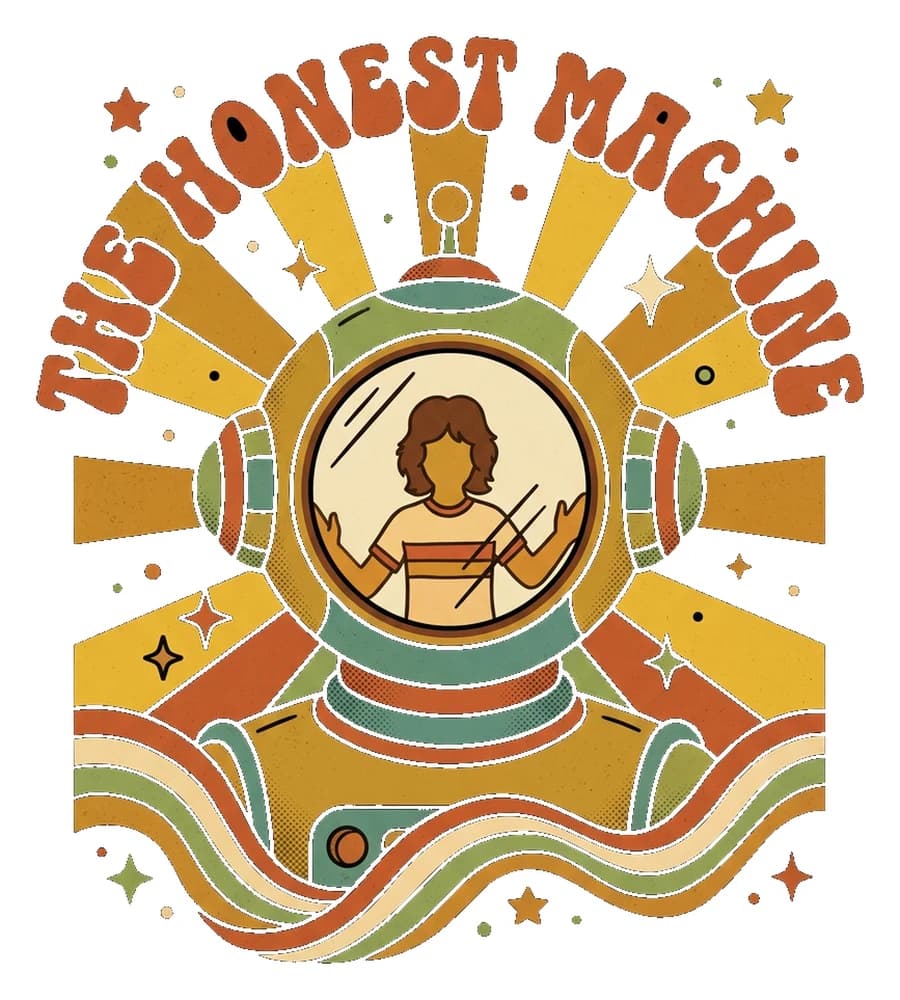 The Honest Machine — Sticker — Bone