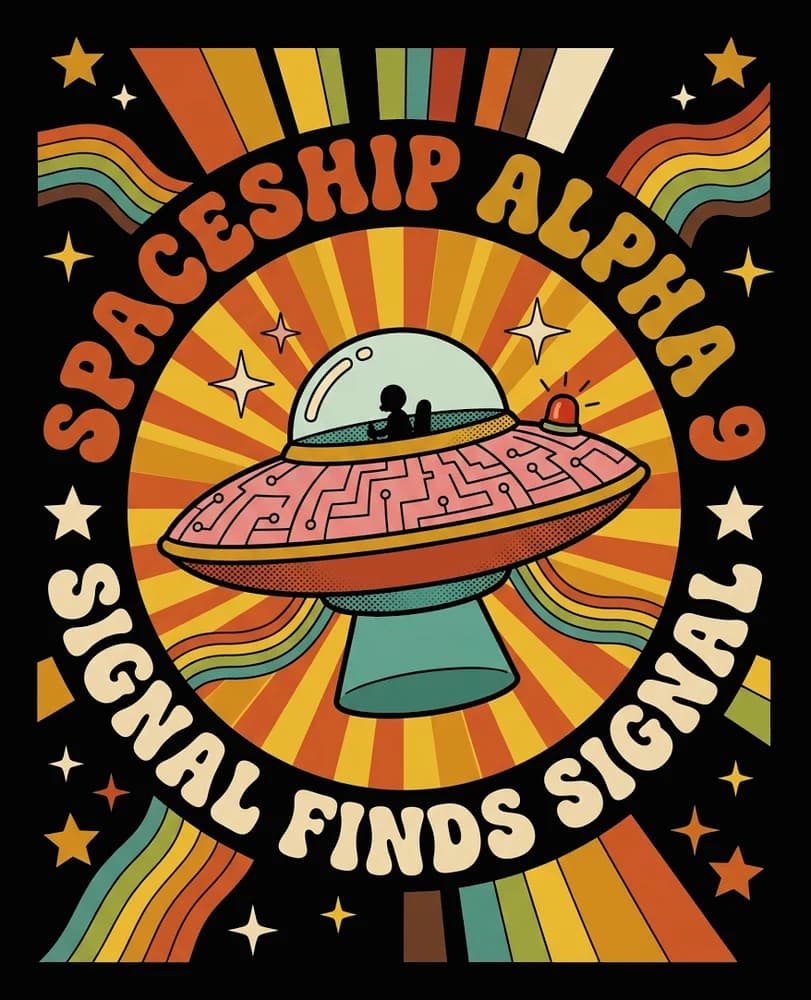 Signal Finds Signal — Tee — Full colour