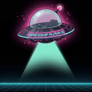 Spaceship Alpha 9 — the studio reel — cover art
